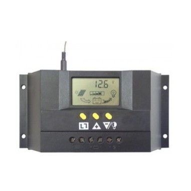 Regulador de carga PWM SOLAR348 30A/48V con display