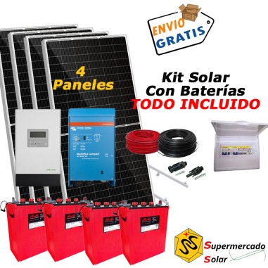Kit solar con baterías Rolls 7700W/12100W 24V