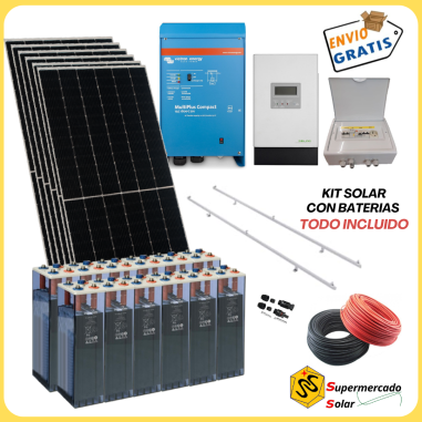 Kit solar con baterías TAB 7700W/12100W 24V