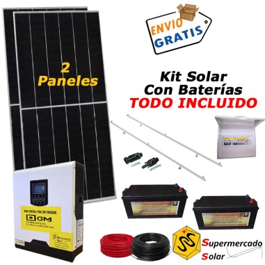 Kit solar con baterías 3850W/6050W 24V