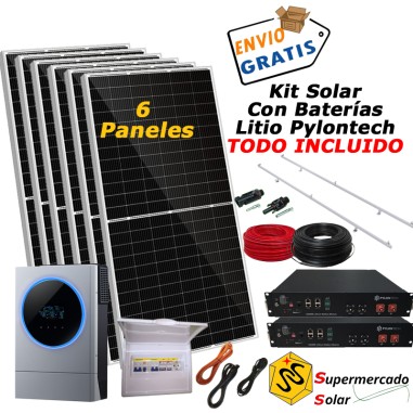 Soporte para 1 placa solar coplanar (paneles hasta 2400x1134mm)