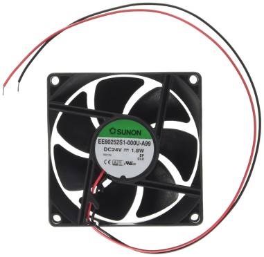 Ventilador axial 24VC 80x80x25mm 1.80W