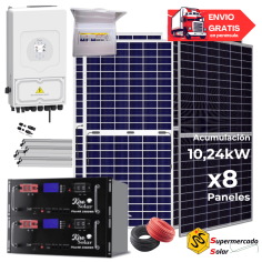 Kit solar Deye 5KW con...