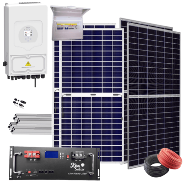 Kit solar Deye 5KW con baterías...