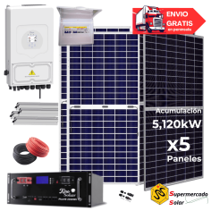 Kit solar Deye 5KW con...