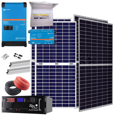 Kit solar Victron con baterías de Litio 8610W/13530W 48V
