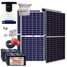 Kit solar con baterías... 2