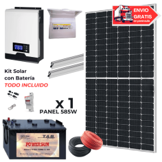 Kit solar con batería...