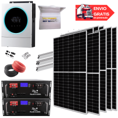 Kit solar con baterías de... 2