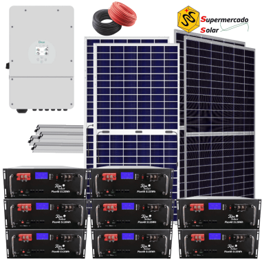 Kit solar Deye Trifásico 20kw con...