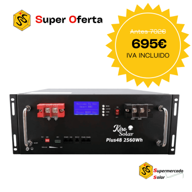 Batería de Litio Kirosolar Plus48 2560W
