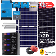 Kit solar Victron 8kW con...
