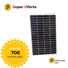 Placa solar monocristalina...