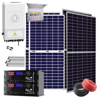 Kit solar Deye 8KW con baterías...
