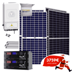 Kit solar Deye 6KW con...