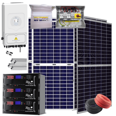 Kit solar Deye 8kW con baterías de...