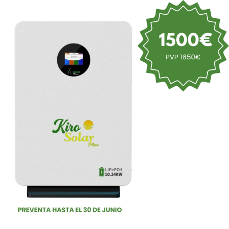 Batería de Litio KiroSolar Plus BL48+ 10,24kW 51,2V 200Ah