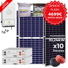 Kit solar Deye 8KW con...