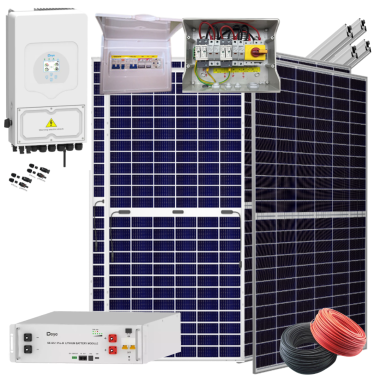 Kit solar Deye 5KW con baterías...