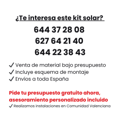 Kit solar Deye 8kW con... 2