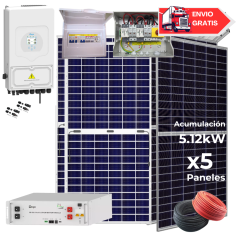Kit solar Deye 5KW con...