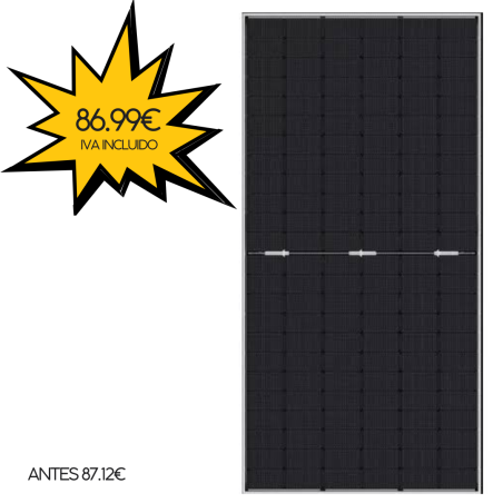 Panel Solar Bifacial 595W N-Type TOPCon / TIER1