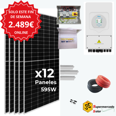 Kit autoconsumo Deye 6KW
