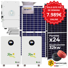 Kit solar Deye 10KW con...