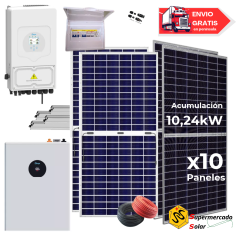 Kit solar Deye 6KW con...