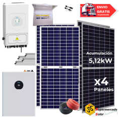 Kit solar Deye 5KW con...