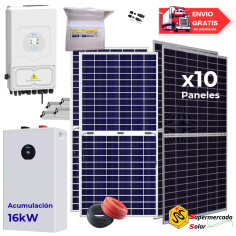 Kit solar Deye 6KW con...