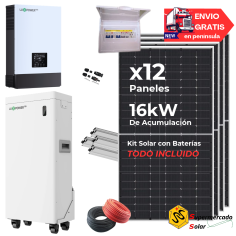 Kit solar 6kW con baterías...