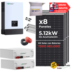 Kit solar 6kW con baterías...