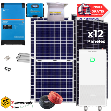Kit solar Victron con baterías de...