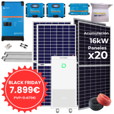 Kit solar Victron 8KW con...