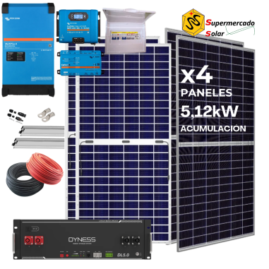 Kit solar Victron con baterías de...