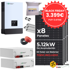 Kit solar 6kW con baterías...