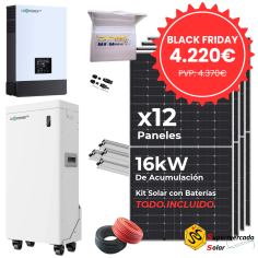 Kit solar 6kW con baterías...
