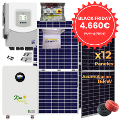 Kit solar Deye 8kW con...