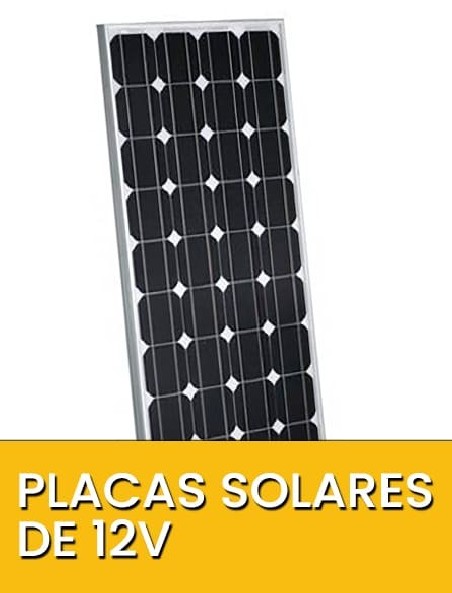 Placas solares de 12v