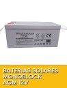 Baterías solares monoblock AGM 12V